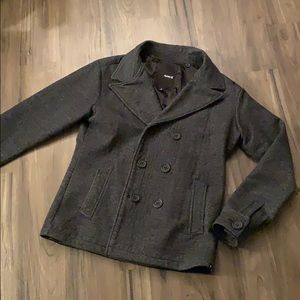 Hurley pea coat men’s large